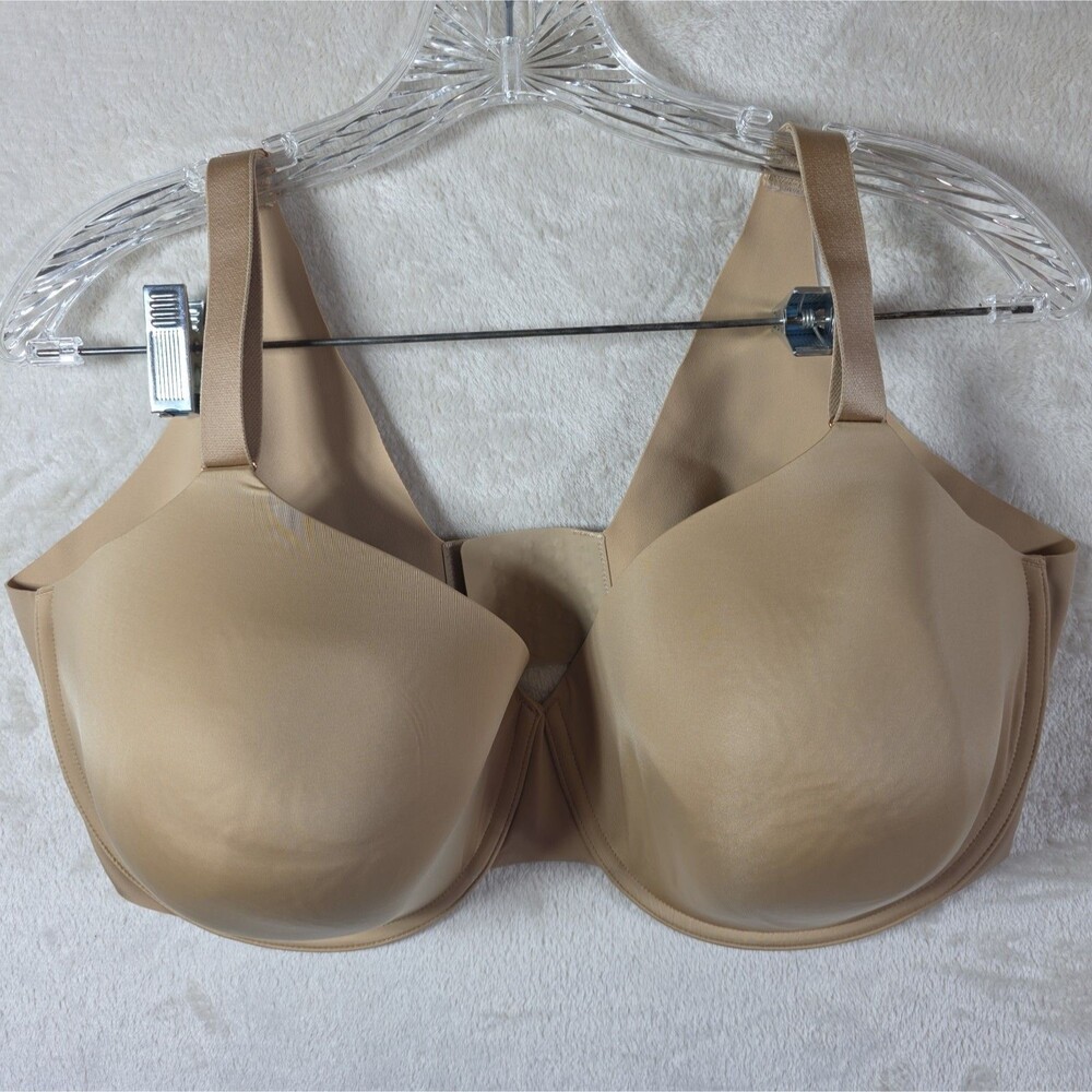 Soma Vanishing 360 Perfect Coverage Bra 44DDD Beige Underwire Lightly Padded